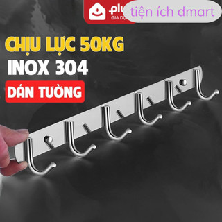 Mắc quần áo inox đinh vít gắn tường chắc chắn, móc treo quần áo inox cao cấp 6661