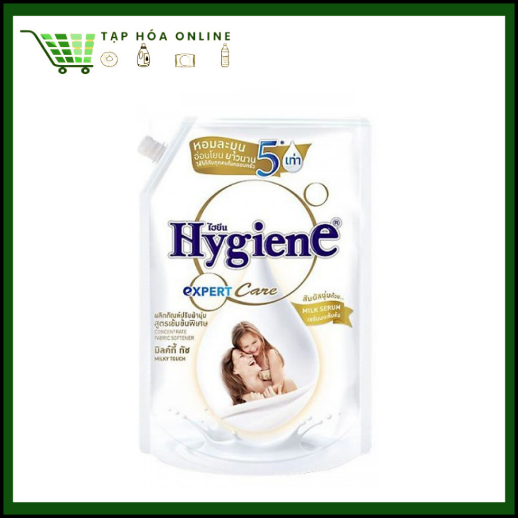 Nước xả vải đậm đặc Hygiene Thái Lan đậm đặc túi (trắng) 1150ml