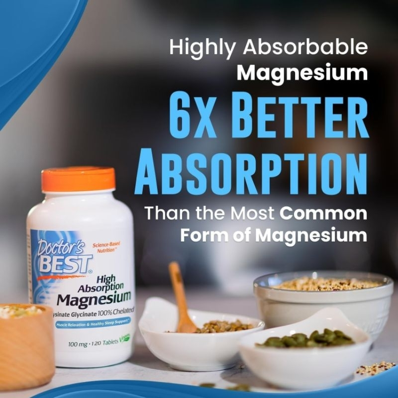 Viên uống Magie Doctor's Best Magnesium, Ostrovit Magnesium, Webber Magnesium Bisglycin, Bronson Magnesium Now Magnesium
