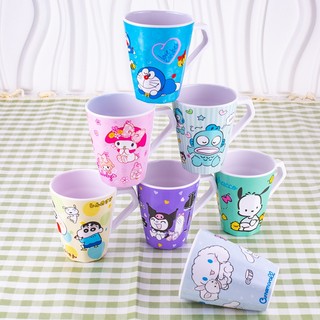 🌸LY CỐC CÓ QUAI CẦM HELLO KITTY DOREMON & FRIENDS