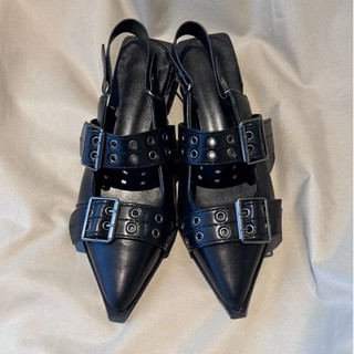 Guốc Nữ Slingback Quai Lỗ Style Sexy Hàn Quốc