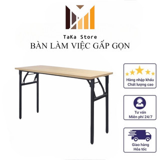 Bàn làm việc văn phòng học tập chân xếp•Taka