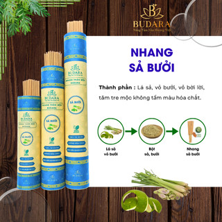 Nhang thảo mộc sả, bưởi - nhang thảo mộc budara