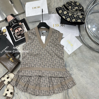 [CÓ SẴN] Set Váy Cổ Tim Đì O Kiều Trang Basic Hot Hit