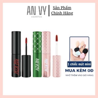  Son kem lì Merzy The First Velvet Tint màu Merzy V6 đỏ gạch lâu trôi bền màu 