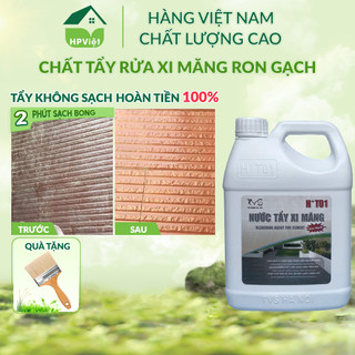 Nước tẩy xi măng hpviet 1.8l tẩy ron gạch, rong rêu bụi bẩn trên gạch đá, nhựa kính, gỗ