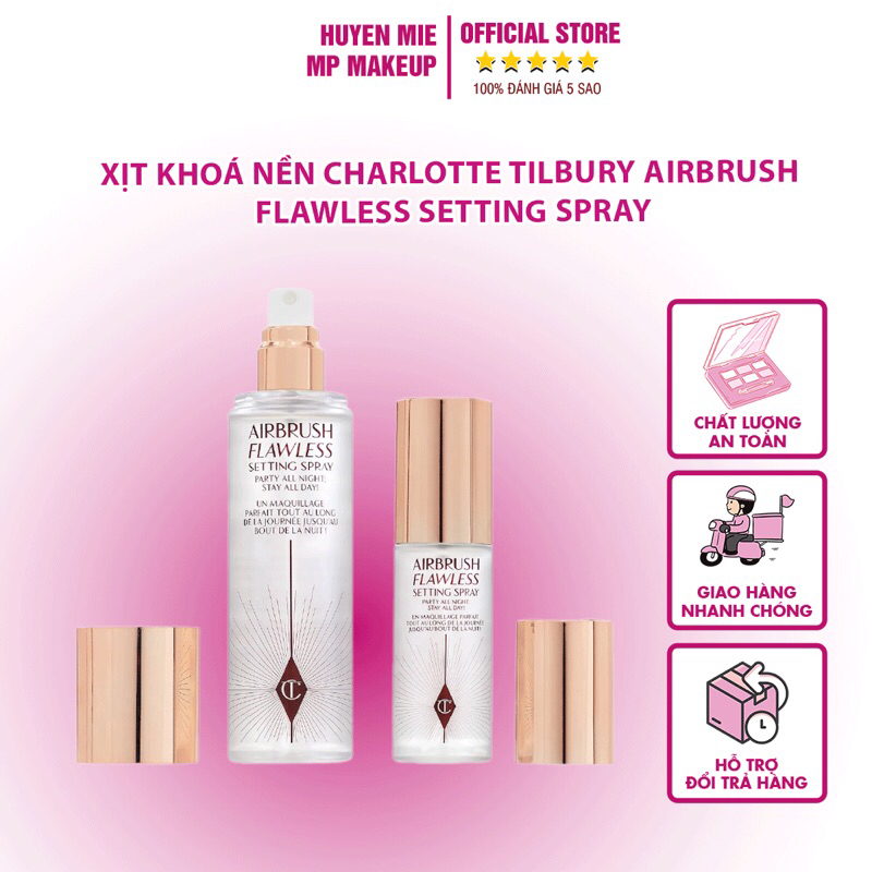 Xịt Khoá Nền Charlotte Tilbury Airbrush Flawless Setting Spray
