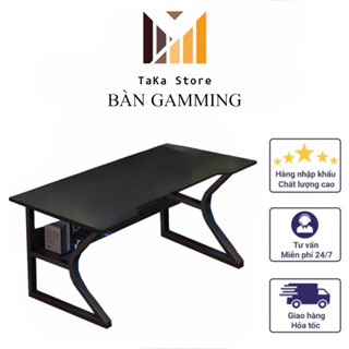 [CÓ HOẢ TỐC]Bàn Làm Việc, Bàn Gaming mặt gỗ 1m2,có kệ để sách, chân sắt sơn tĩnh điện dày dặn, chắc chắn