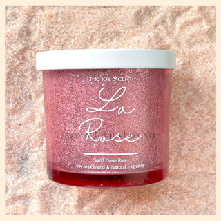 Nến thơm cao cấp la rose - the joy scent - nến thơm kim tuyến sang trọng, hiện đại