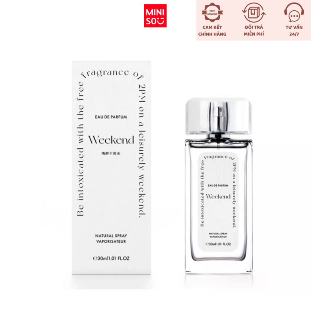 Nước hoa nữ cao cấp chính hãng miniso Weekend Perfume 60ml hương thơm lâu