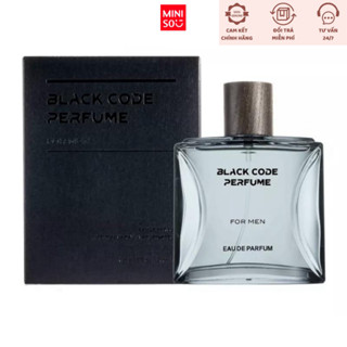 Nước hoa nam chính hãng Miniso  Black Code Eau de Parfum 100ml 650415