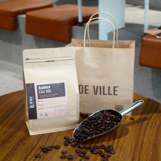 [Hỏa Tốc6] Cà Phê Arabica Cầu Đất (100% Arabica Catimor) - Cà Phê Rang Xay Nguyên Chất - DeVille Cafe Roastery