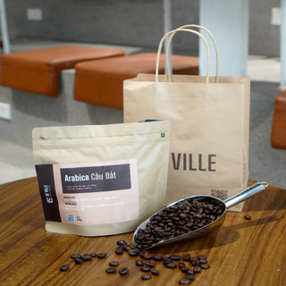 Cà phê arabica cầu đất - cà phê rang xay nguyên chất - deville cafe roastery