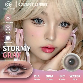 Lens Mắt Kính Áp Tròng Xám Galaxy Stormy Gray