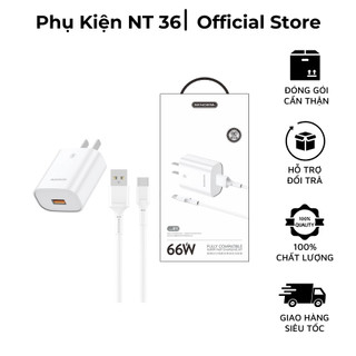 Bộ sạc siêu nhanh Sendem B11 66W Chân TypeC  chính hãng HTH TECHNOLOGICAL