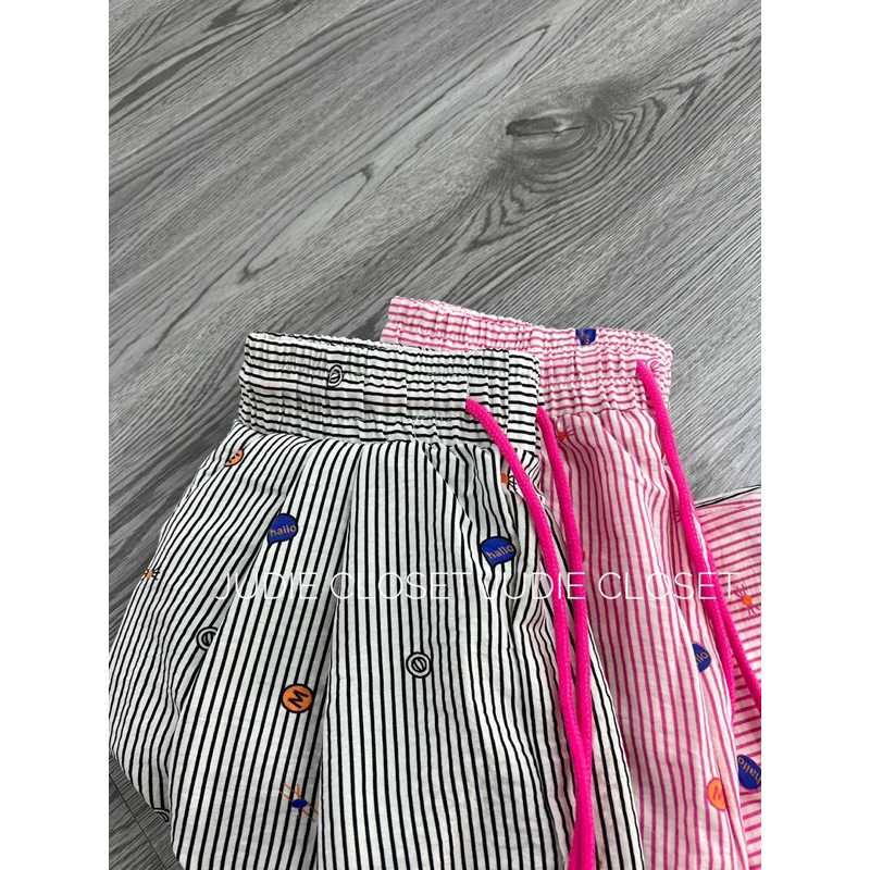 Quần Baggy Nữ Cạp Cao,Quần Nữ Dáng Lửng Hình In Chất Thô Mềm Nhiều Màu Kèm Dây Rút JUDIE.Closet | BigBuy360 - bigbuy360.vn