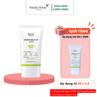  Kem chống nắng thuần vật lý cho da nhạy cảm Dr.G Green Mild Up Sun+ SPF50+PA++++