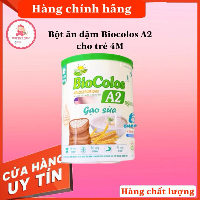 Bột ăn dặm BIOCOLOS A2 cho trẻ từ 4 tháng ( date mới)