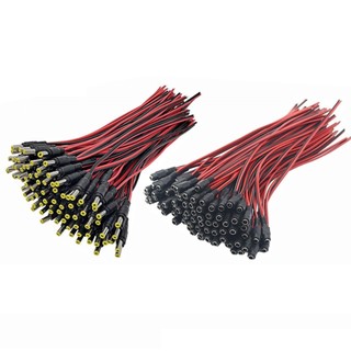 Dây nguồn dc đực-cái jack 5.5x2.1mm lõi đồng nguyên chất 0.8mm - jack nguồn dc 5.5x2.1mm