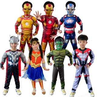 Bộ Quần áo trẻ em cao cấp Hoá trang Người Nhện cho bé trai - Bộ Trang phục Spider man cho bé