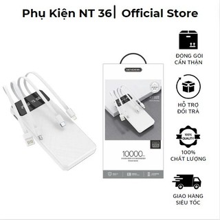Sạc dự phòng Sendem P700 10000mah tích hợp 4 dây sạc chính hãng HTH TECHNOLOGICAL
