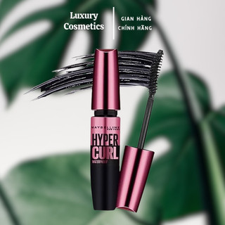 Mascara Dài Mi và Cong Mi Maybelline New York Hyper Curl Waterproof Hàng Chính Hãng 9.2ml