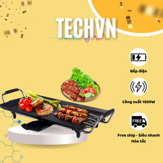 Bếp nướng điện không khói  Sunhouse SHD4607 công suất 1500w, mặt tráng men chống dính, bảo hành 12 tháng