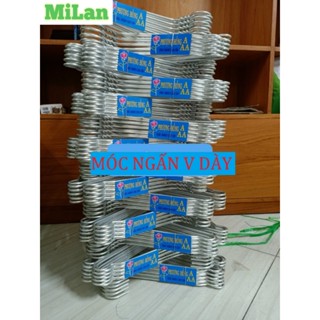 Móc Nhôm Phơi Quần Áo Dày Dặn CỒ Dương,Bộ 10 Móc Áo Tốt