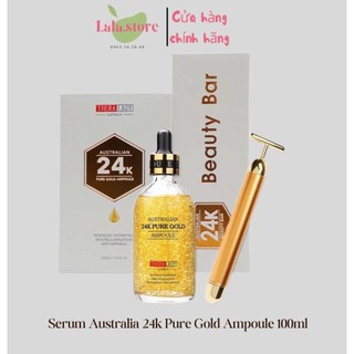 Serum Australia 24k Pure Gold Ampoule 100ml (serum tinh chất vàng 24k cao cấp Thera Lady Úc)