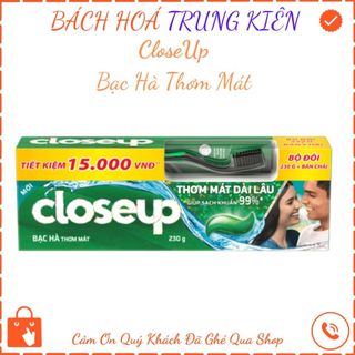 Kem đánh răng Closeup bạc hà 230g