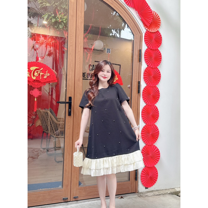 H8 Váy tuyết mưa đính đinh tà bèo siêu phẩm