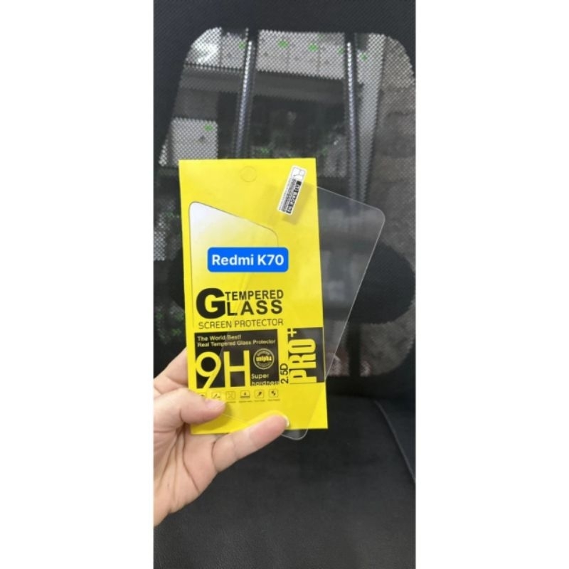 Kính cường lực cho xiaomi redmi K70/K70 pro/K70E kính trong suốt