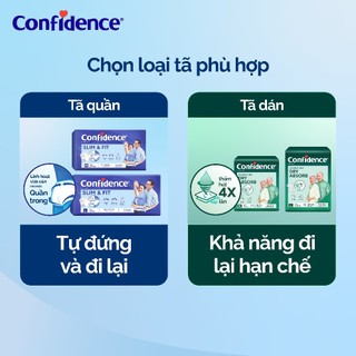 TÃ DÁN NGƯỜI LỚN CONFIDENCE M20/L20 (tặng 3 miếng)