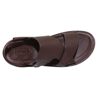 Sandal đế bằng nam Bita's SUM.118 (Vàng bò + Đen + Nâu)