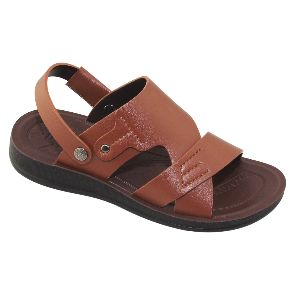 Sandal đế bằng nam Bita's SUM.118 (Vàng bò + Đen + Nâu)