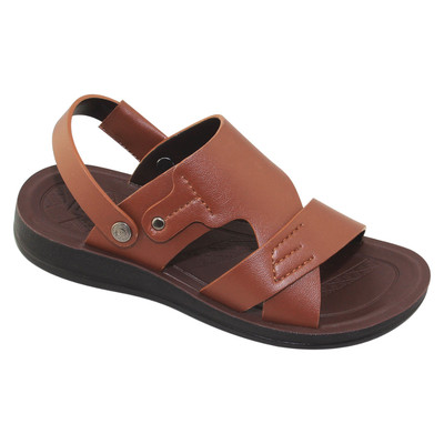 Sandal đế bằng nam Bita's SUM.118 (Vàng bò + Đen + Nâu)