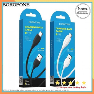 Dây sạc nhanh và truyền dữ liệu cho Android 2.4A Borofone BX19 Micro dài 2m