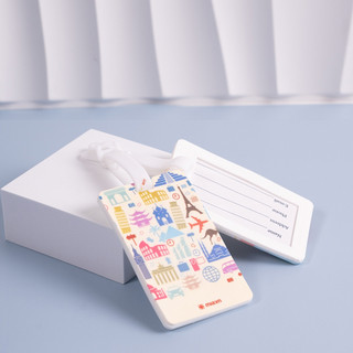 Thẻ treo hành lý Mia travel luggage tag Chống thất lạc hành lý tiện lợi - Mẫu giao ngẫu nhiên