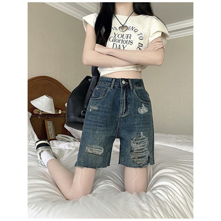 Quần Ngố Jeans Rách Bigsize mã 51
