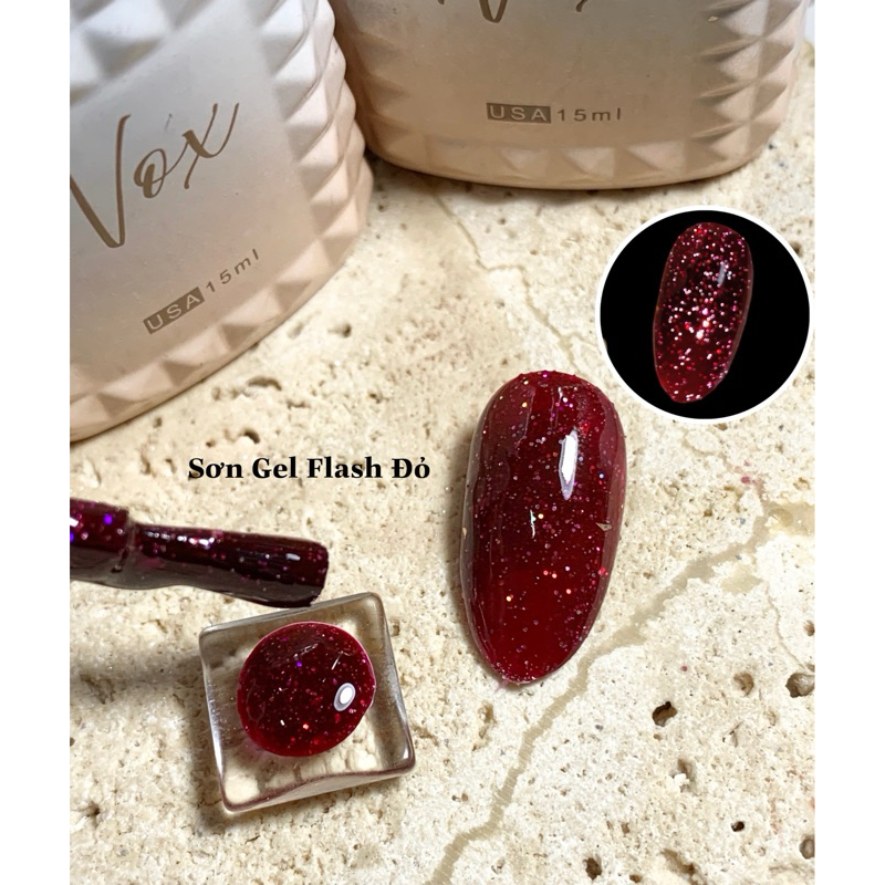 Sơn Gel Flash Đỏ Cherry.Hàng Nox chất lượng