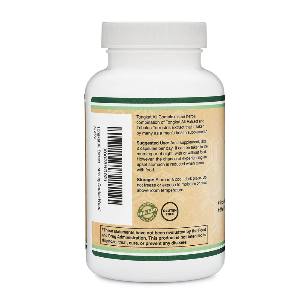 Tongkat Ali 1020mg 120 viên ''Double Wood'' : Bảo vệ sức khỏe, tăng cường sinh lí nam giới