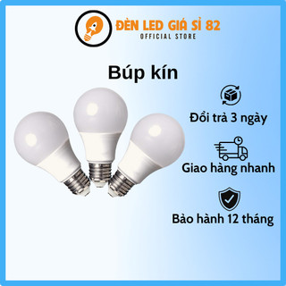Bóng led bulb chanh, búp kín 3w trắng/vàng, bóng led chanh 3w trang trí kín nước ngoài trời