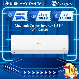 Gc-12is35 - miễn phí công lắp đặt - máy lạnh casper inverter 1.5hp gc-12is35