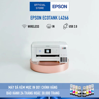 Máy In Phun Màu Đa Năng Epson EcoTank L4266 (Bao Gồm Bộ Mực Chính Hãng Đi Kèm)