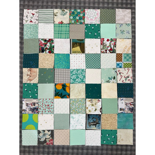 set vải ghép quilt cắt sẵn 7x7 cm