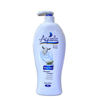 Sữa tắm aquala sữa dê ngọc trai xanh dương