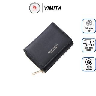 Ví cầm tay nữ chính hãng 𝐏𝐄𝐑𝐅𝐄𝐂𝐓 𝐅𝐎𝐑 𝐘𝐎𝐔 đựng tiền mini cầm tay nhỏ gọn dễ thương da cao cấp cực đẹp PFY11 - VIMITA