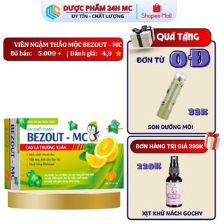 Viên Ngậm Thảo Mộc An Khiết Thanh - DƯỢC PHẨM 24HMC - Cao Lá Thường Xuân Giảm Ho, Viêm Phế Quản