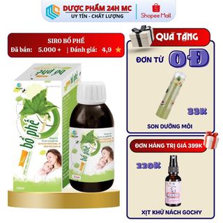 Siro Bổ Phế Thường Xuân Thành phần mật ong - mạch môn {bổ phế, giảm ho}