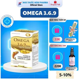 Omega 3-6-9 Pluss Hỗ Trợ Giảm Cholesterol Trong Máu, Giảm Nguy Cơ Xơ Vữa Động Mạch